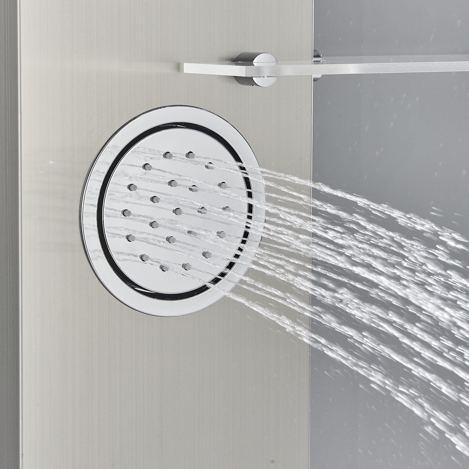 AlenArtWater 48.8" Shower Panel with Fixed Shower Head Wayfair