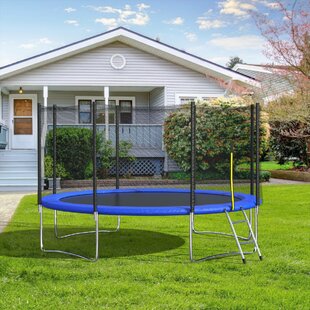 Two Ways to Assemble The Handle Indoor/Garden Toddlers Trampoline with Super Safe Padded Cover for Toddlers BCAN 36'' Mini Folding Ages 2 to 5 Toddler Trampoline with Handle for Kids 