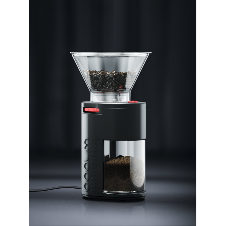 dejligt at møde dig Kom op mølle Bodum Bistro Electric Burr Coffee Grinder & Reviews | Wayfair