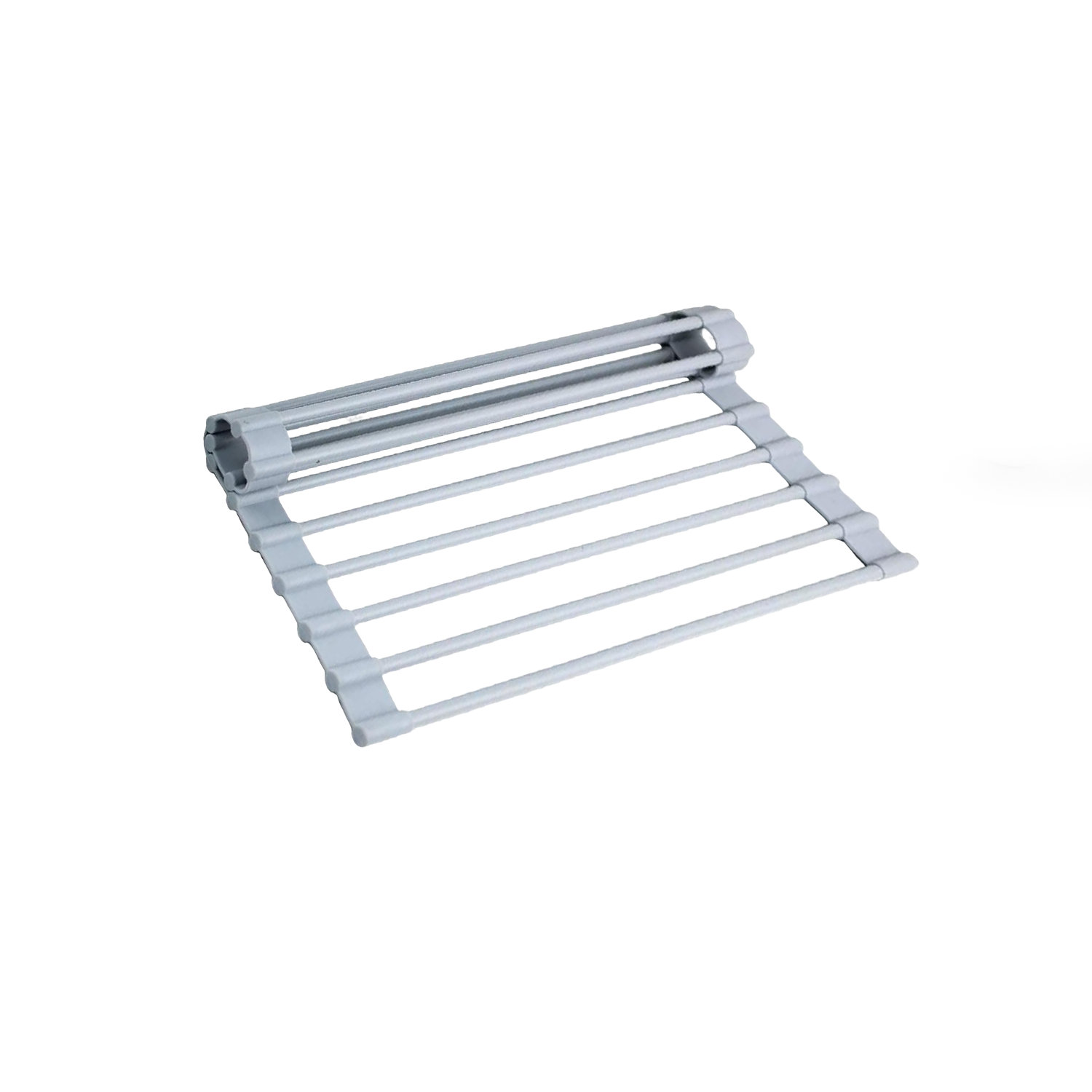 ZHILAI TENGSHUN TRADING INC Roll Up Stainless Steel Over the Sink Dish Rack Wayfair