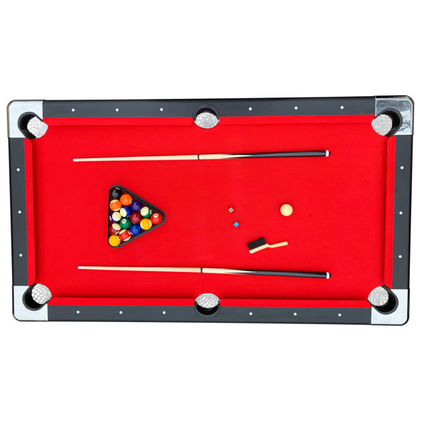 6ft BURGUNDY Lightweight Fitted Nylon Pool Snooker Table Cover 