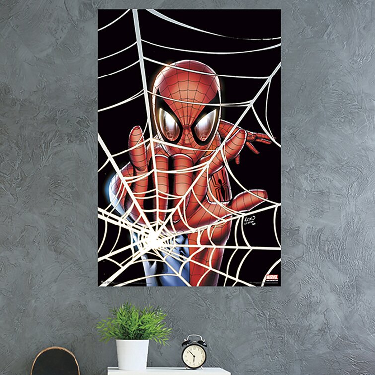 deadline Få kontrol kollektion Trends International Spider-Man - Web Paper Print | Wayfair