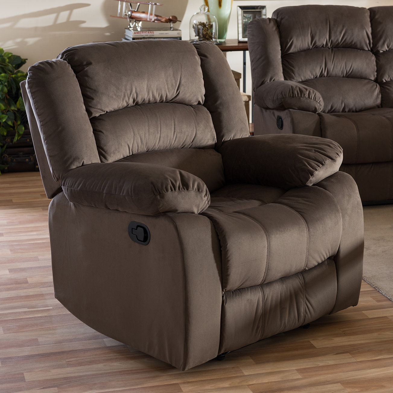 Winston Porter Calysta Upholstered Recliner & Reviews Wayfair