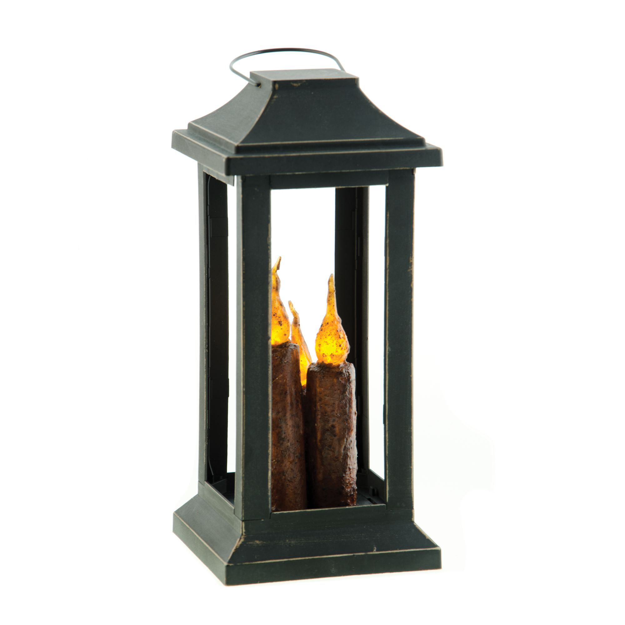 Winston Porter Burnt Ivory Three Taper Lantern 10 Inch Wayfair