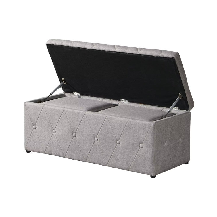 Orren Ellis Jollenta Upholstered Storage Ottoman | Wayfair