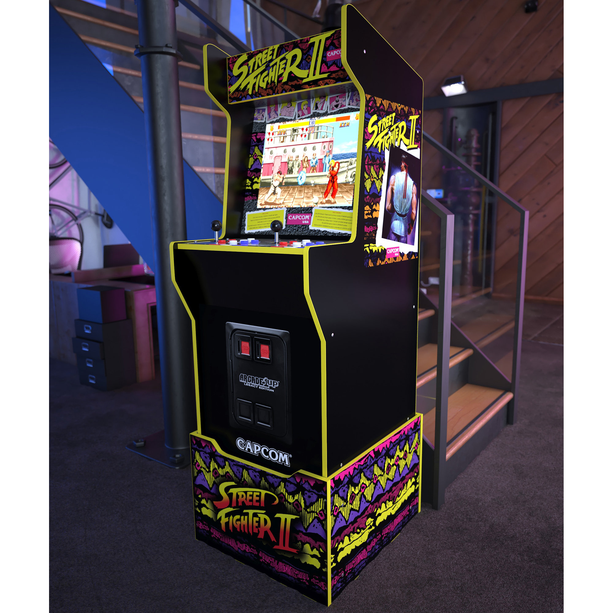 Arcade 1Up Street Fighter II Legacy Edition Full Size Arcade Machine 