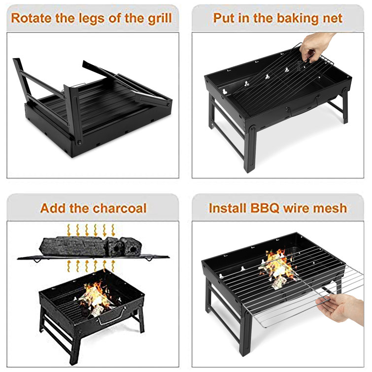 Uten 18" Portable Charcoal Grill