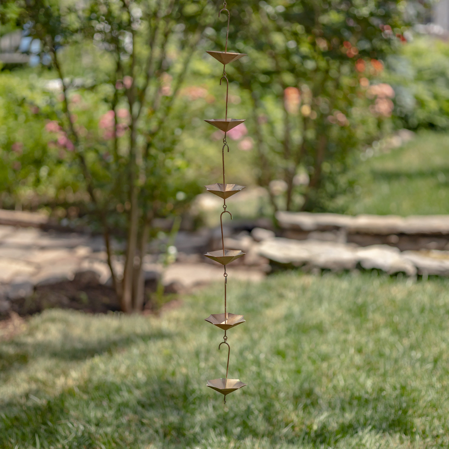 Red Barrel Studio® Anki Iron Umbrellas Rain Chain Wayfair