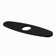 VIGO Matte Black Kitchen Sink Faucet Deck Plate Escutcheon - 10 Inch For 3-Hole Installations-677151