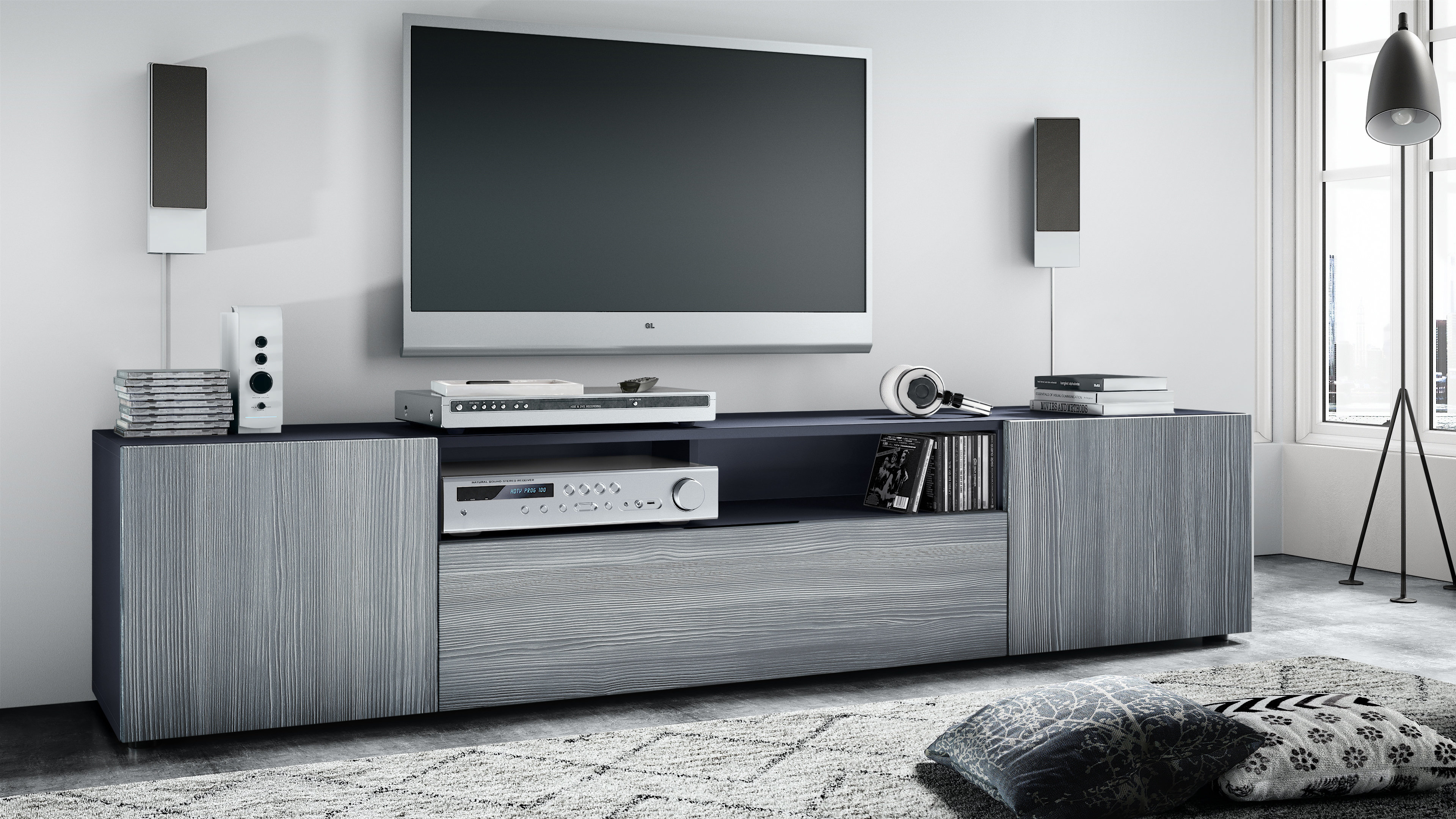 Metro Lane Mcalpine TV Stand for TVs up to 78