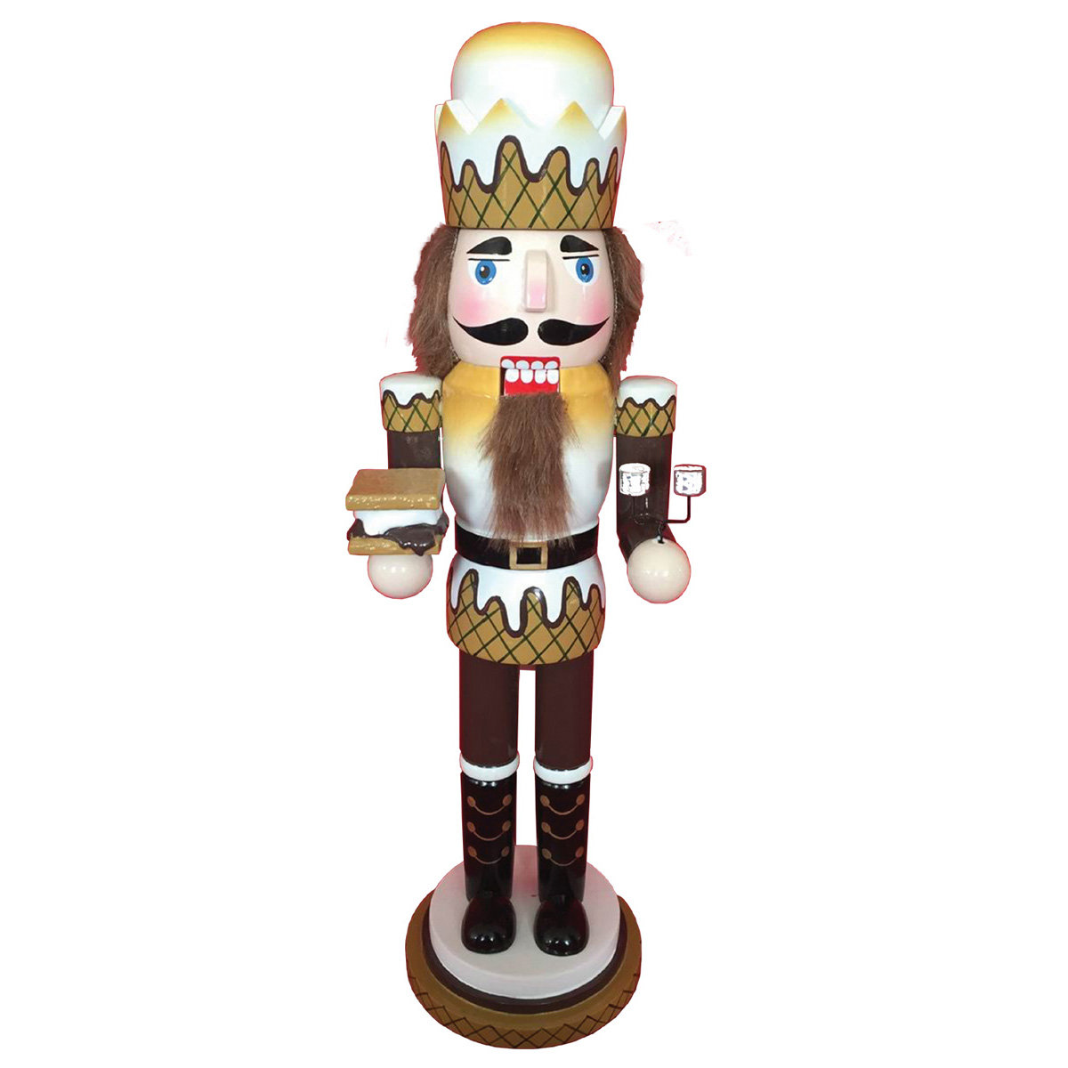 The Holiday Aisle® 14" Graham Crackers Smores Nutcracker & Reviews