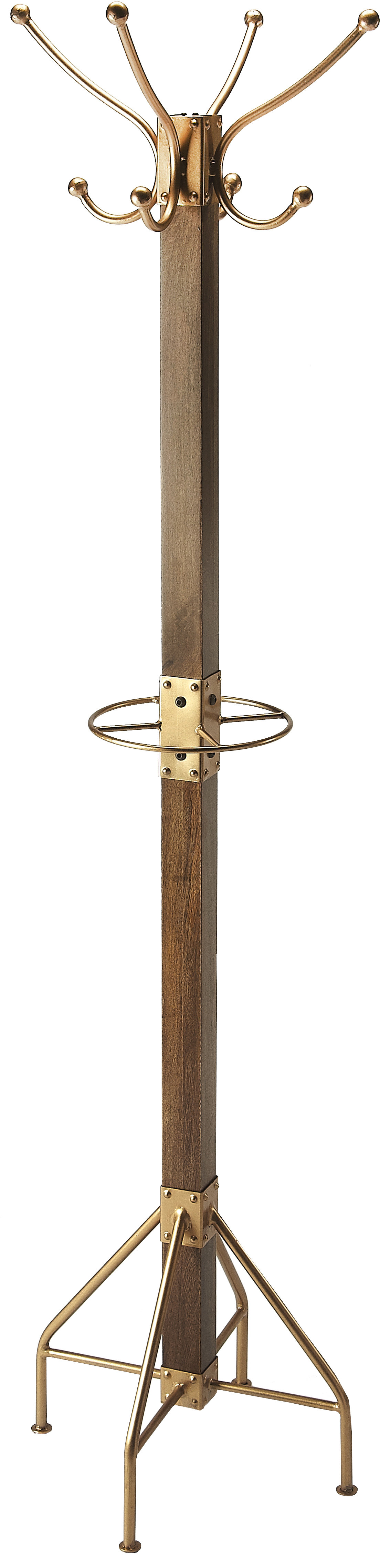 Birch Lane™ Donan 18'' Wide 8 - Hook Freestanding Coat Rack ...