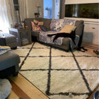 Millwood Pines Giacinto Performance Cream/Ivory Rug & Reviews | Wayfair