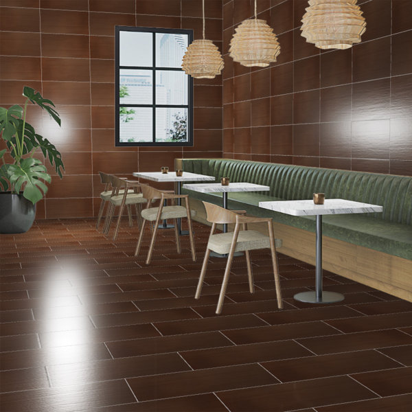 Pixl Refinery Semi-Polished 12" x 24" Porcelain Wall & Floor Tile | Wayfair