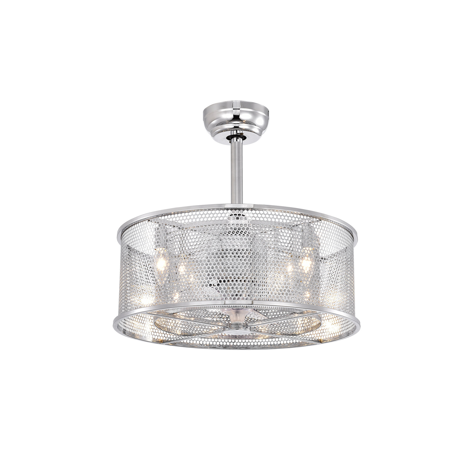 Blade Caged Ceiling Fan with 