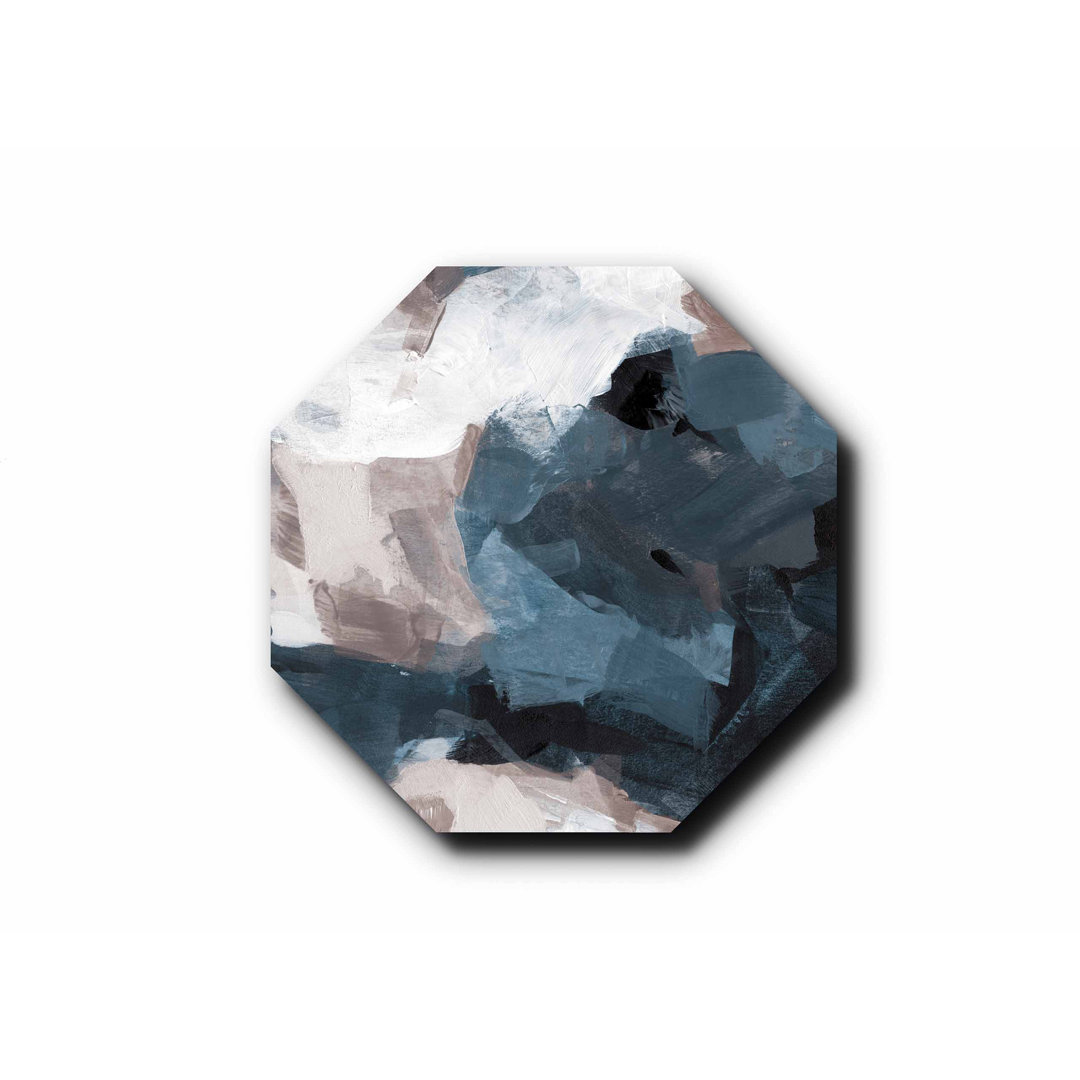 Metro Lane Metallbild grafische Kunst