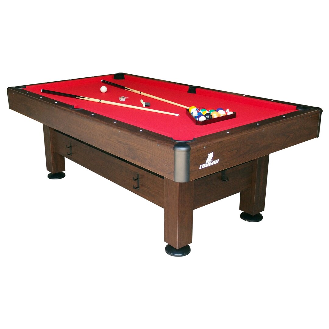 Sapphire 7.5ft Standard Pool Table brown,red