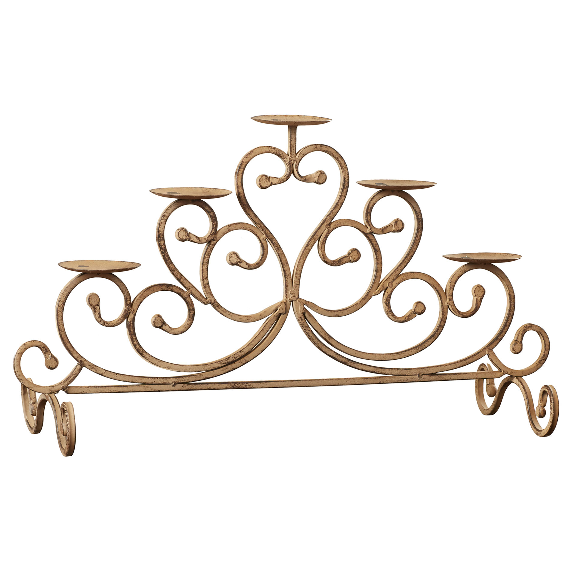 House of Hampton® 14.25'' H Iron Fireplace Candelabra & Reviews Wayfair