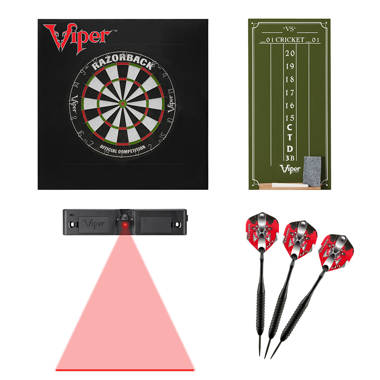 Viper by GLD Products Guardian Dartboard Surround Sisal/Bristle Steel-Tip Dartboard Wall Protector 