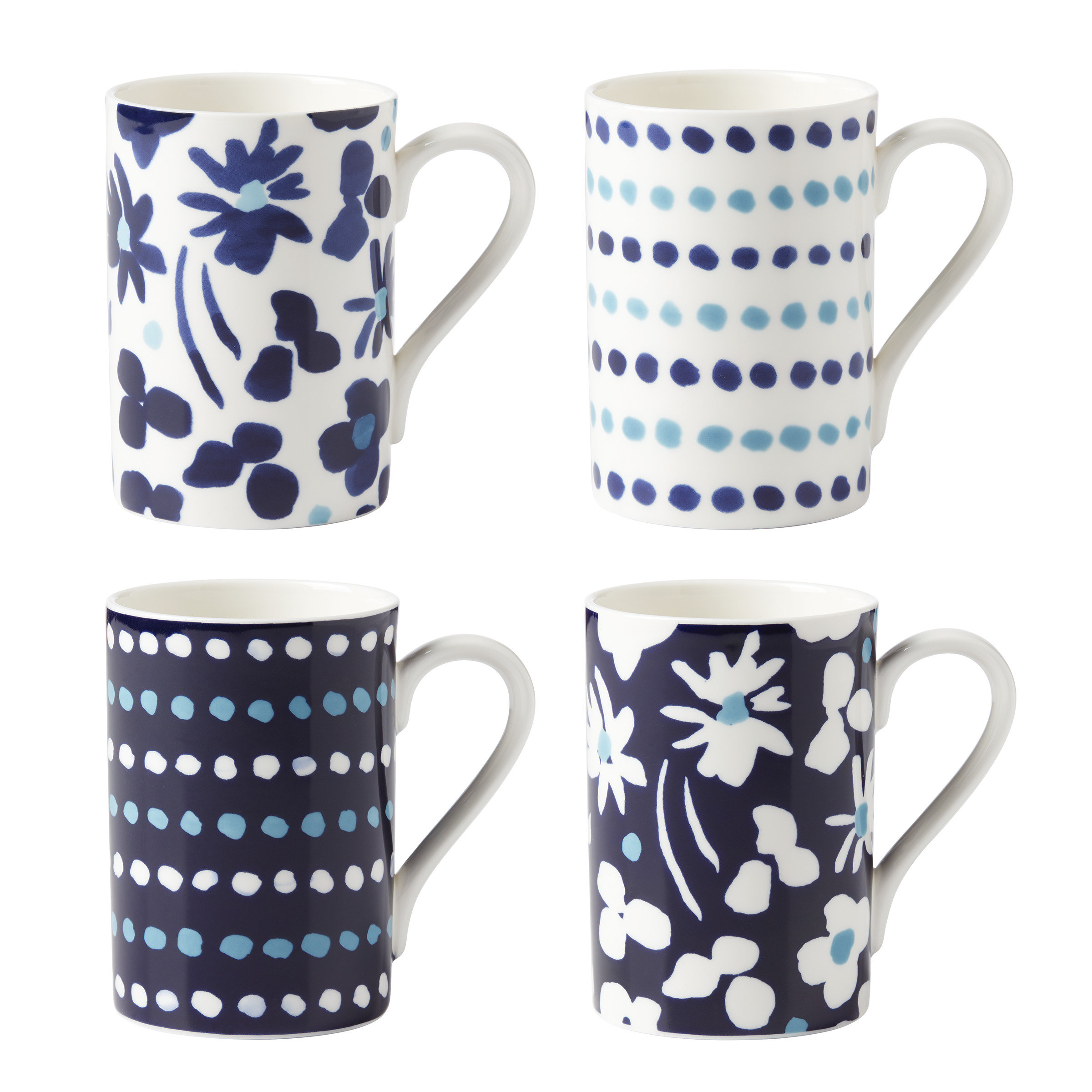 kate spade new york 4 Piece Coffee Mug Set & Reviews | Wayfair