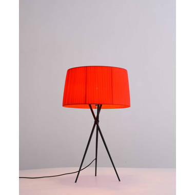 vandaag muis misdrijf Corrigan Studio® Steen 29.5" Black Tripod Table Lamp | Wayfair