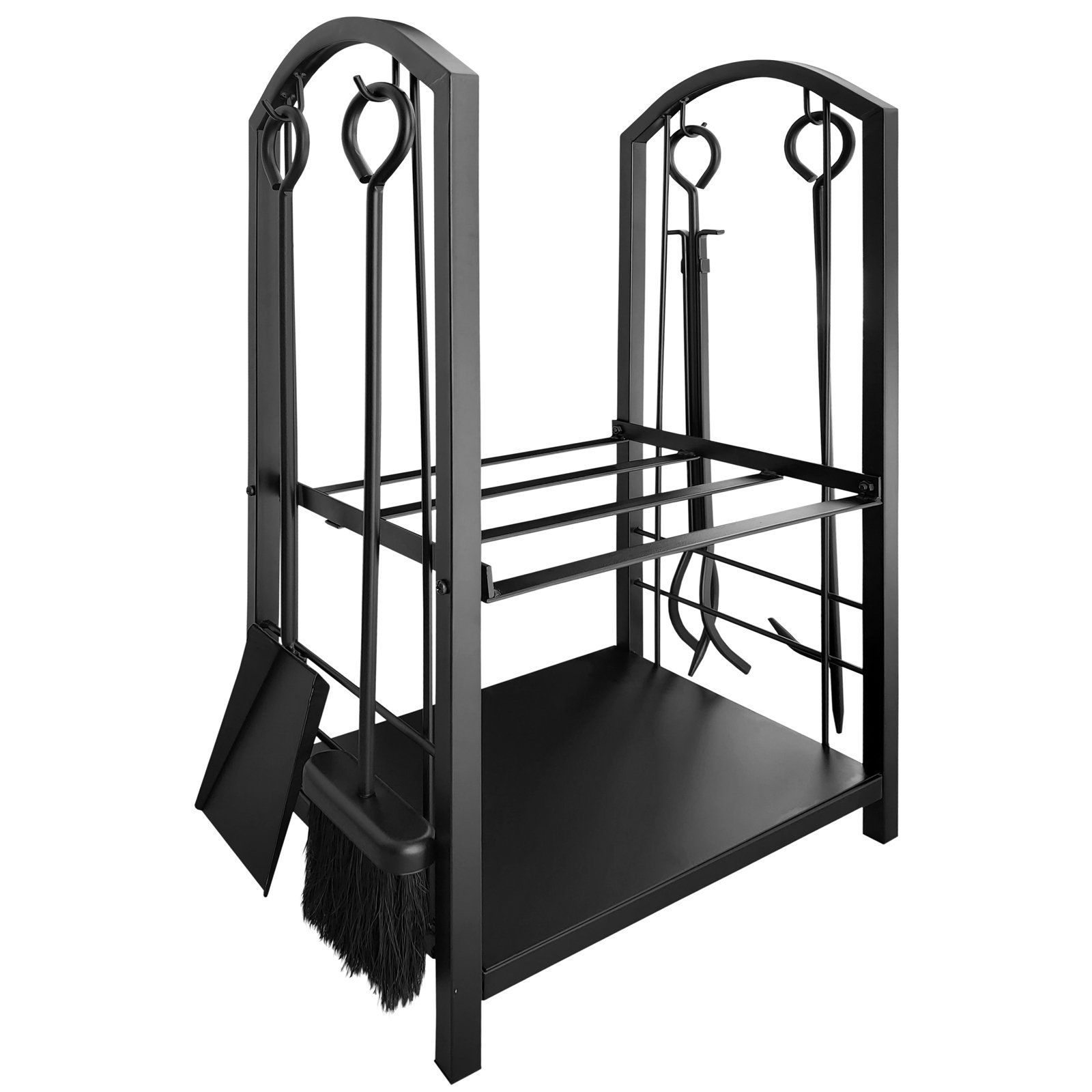 Winston Porter Illah 16'' W Metal Log Rack Wayfair