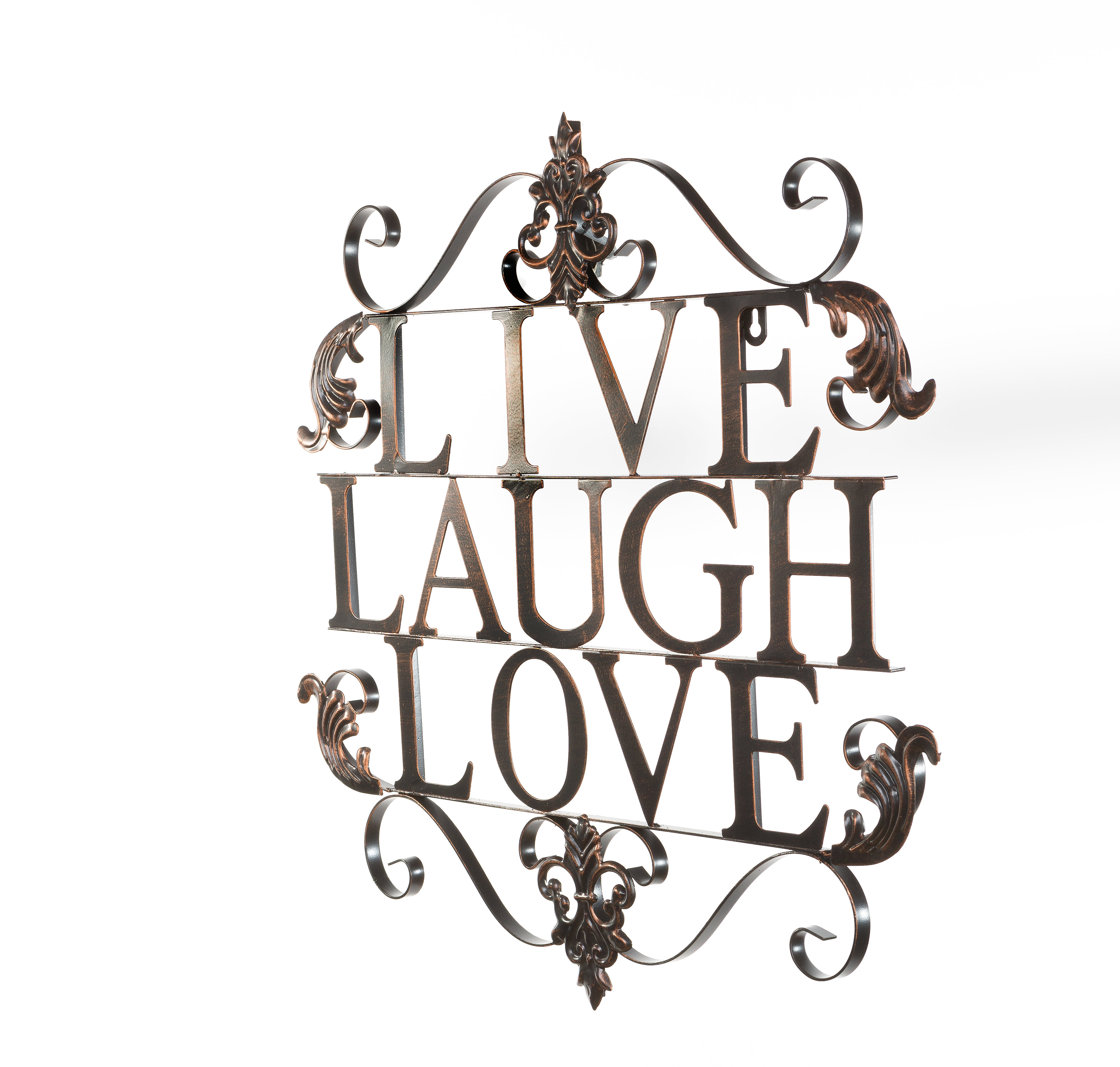 Fleur De Lis Living Live Laugh Love Wall Décor & Reviews | Wayfair