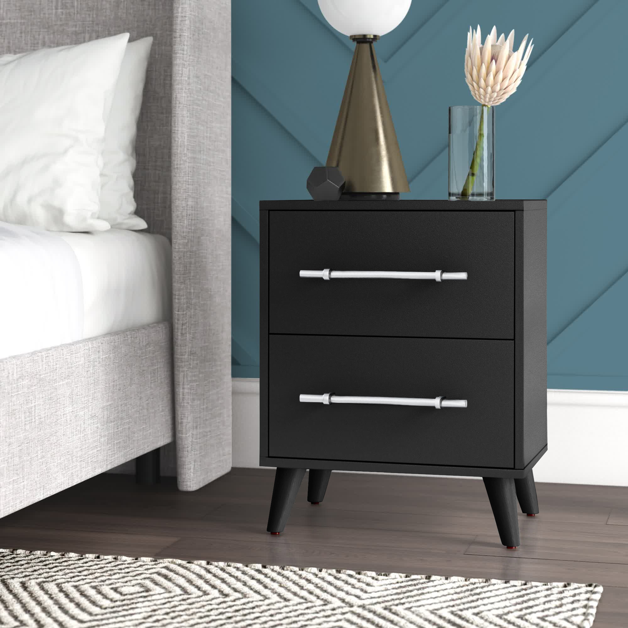 Mercury Row® Kai Manufactured Wood Nightstand & Reviews Wayfair