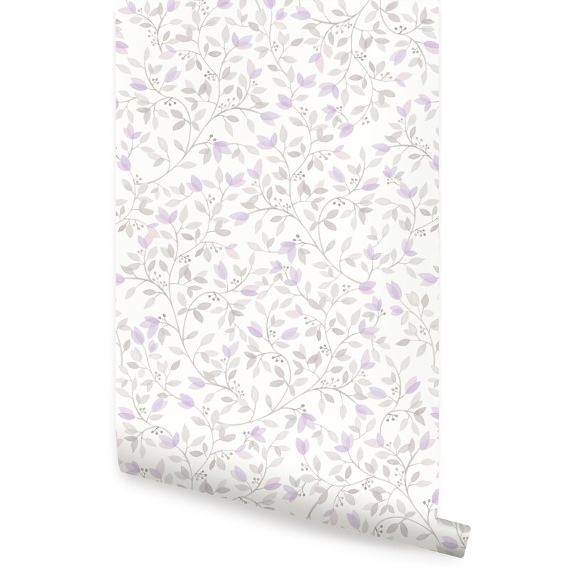 House of Hampton® Manhattan Peel & Stick Floral Wallpaper | Wayfair