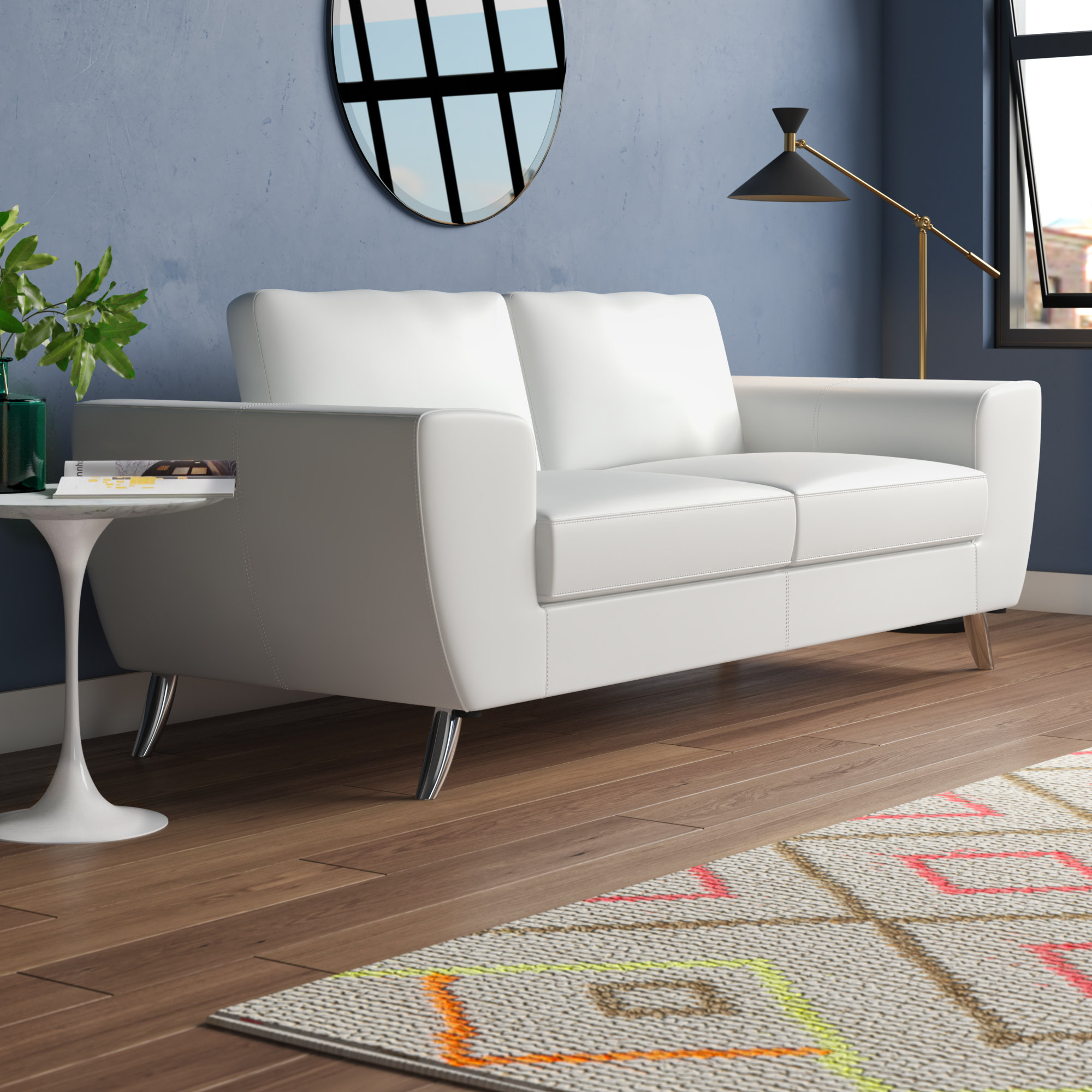 Ivy Bronx Holsworthy 88'' Upholstered Sofa & Reviews | Wayfair