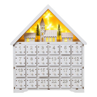 Ridgefield Home Holiday Collection Wooden Advent Calendar | Wayfair