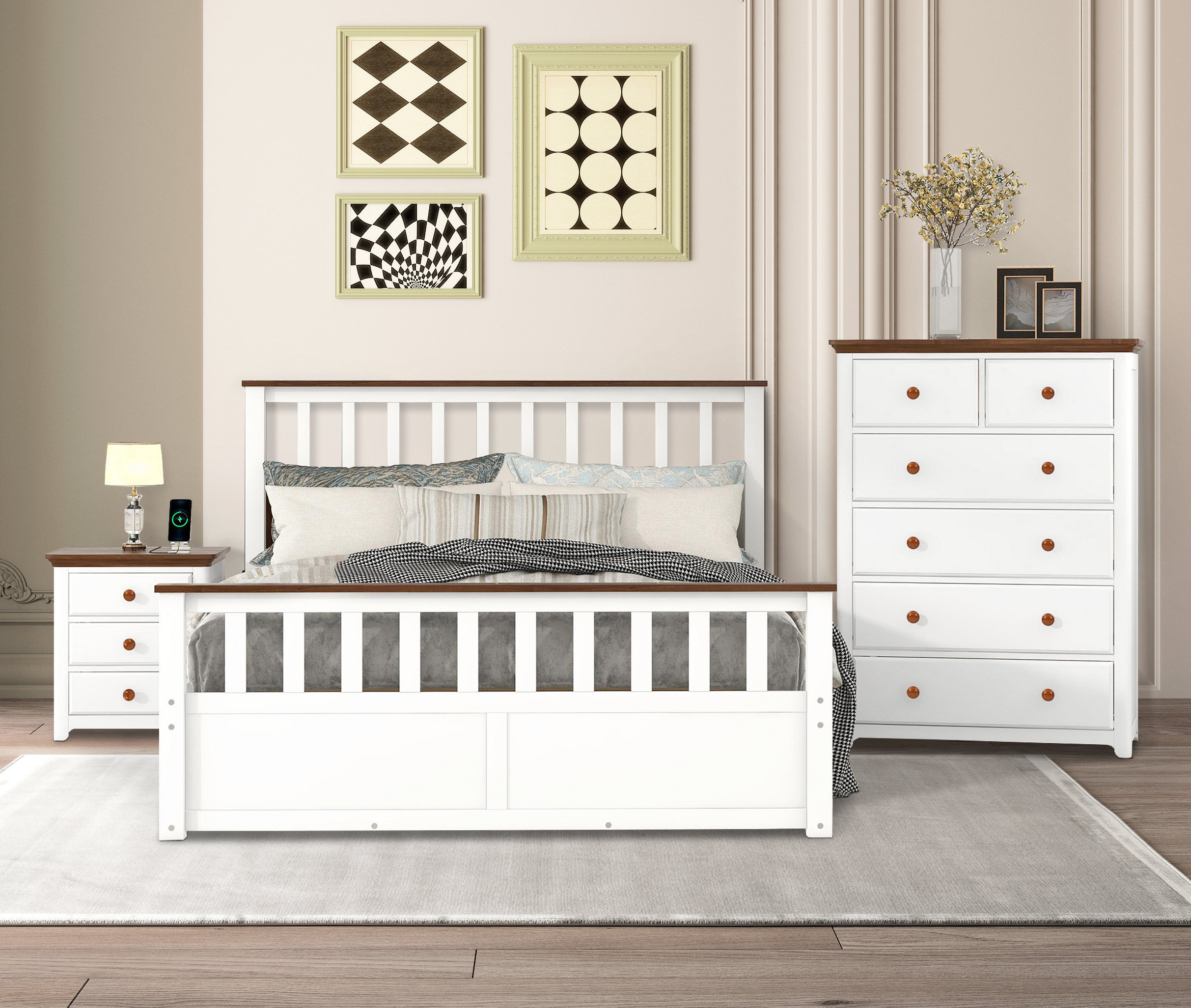 Mercer41 3Pieces Bedroom Sets Wayfair