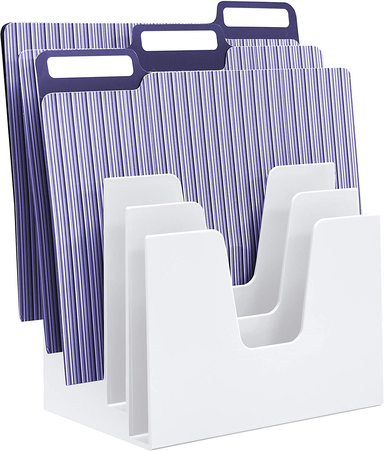 Inbox Zero Incline Desk Sorter Step 5 Sections File Organizer Wayfair