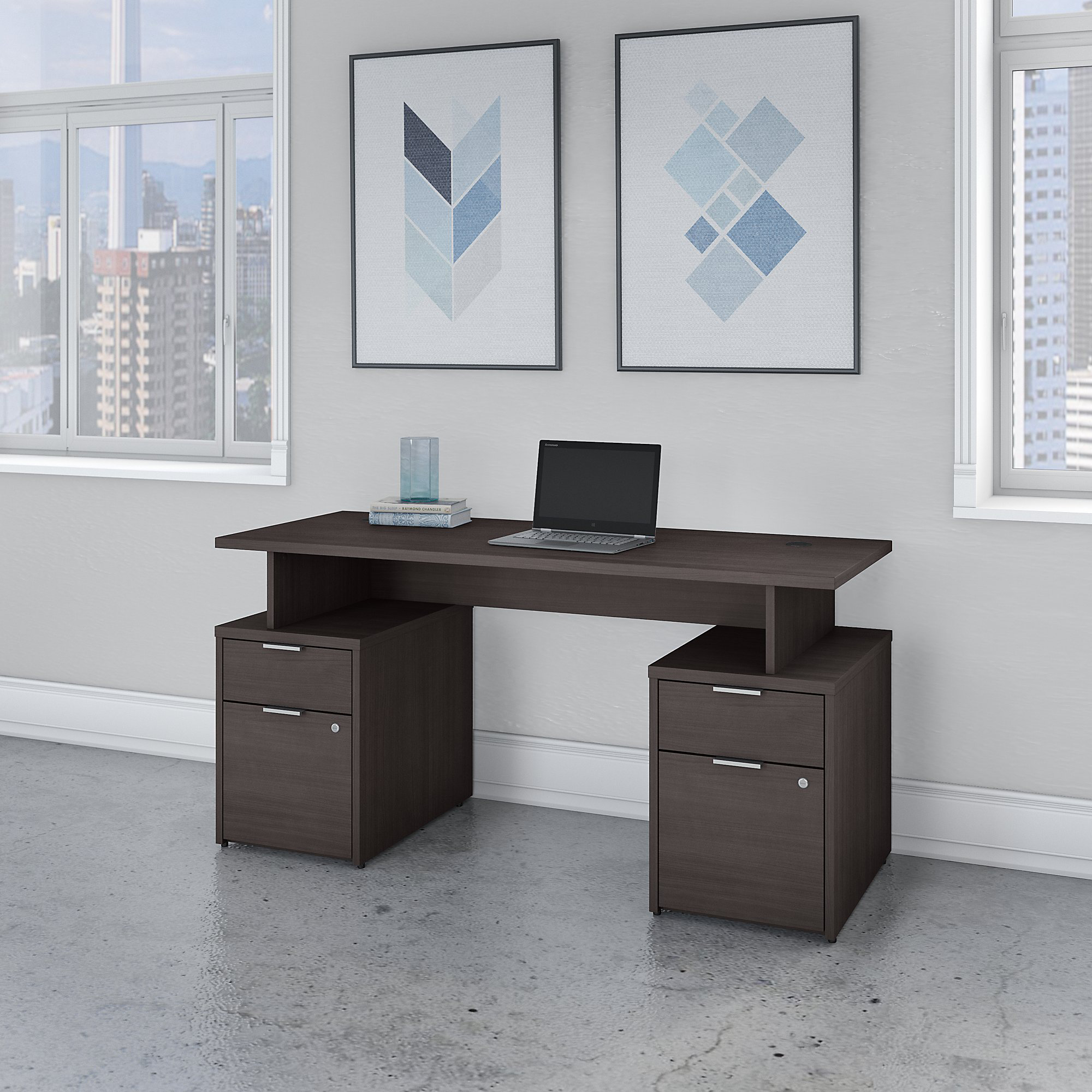 Bush Business Furniture Jamestown Desk & Reviews Wayfair