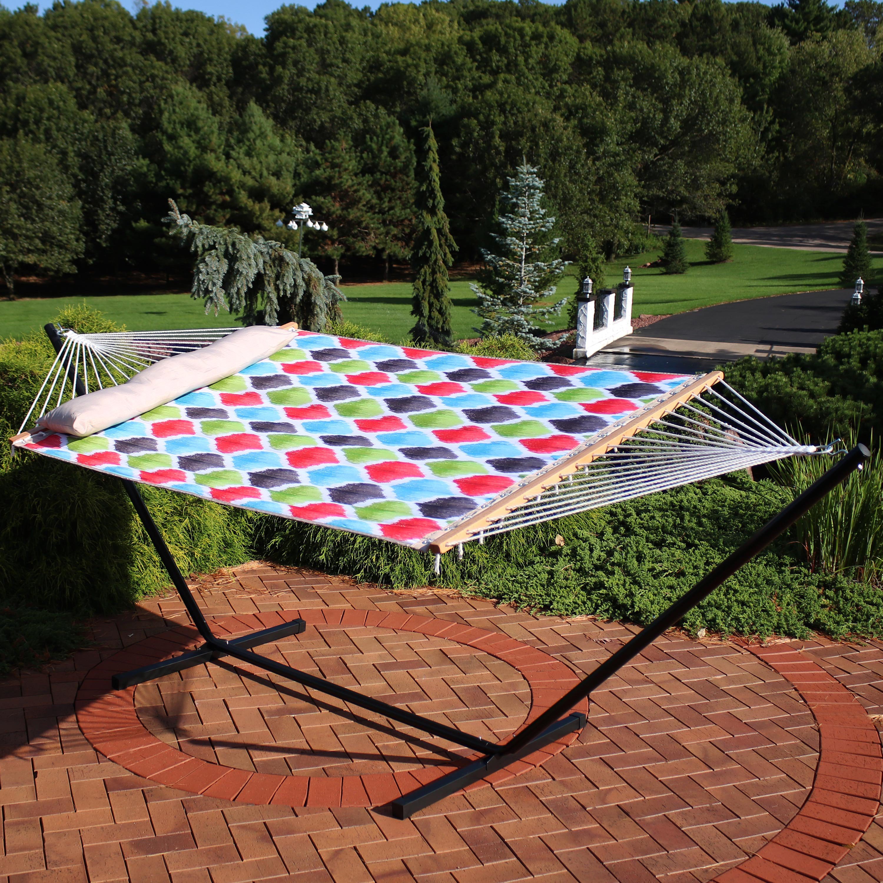 Winston Porter Freer Double Spreader Bar Hammock with Stand Wayfair