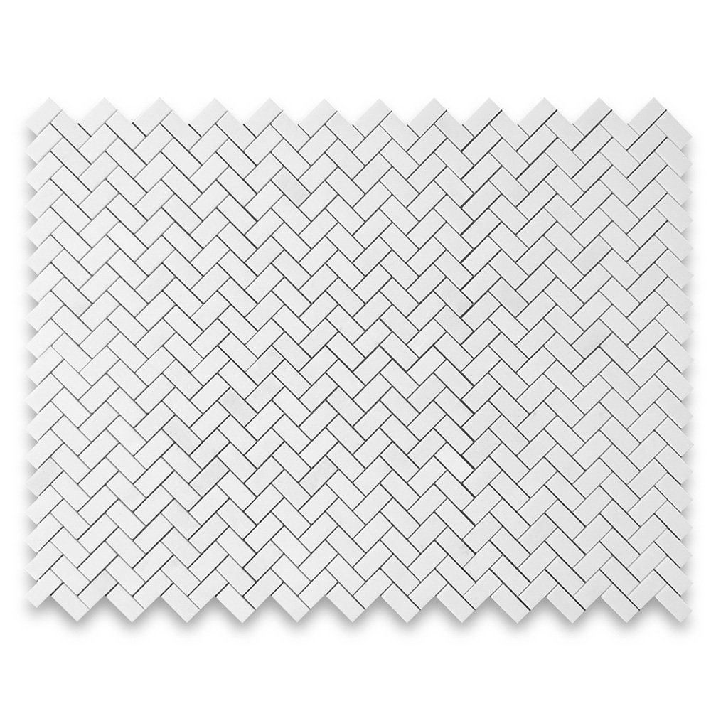Marble Online 12" x 11" Marble Mosaic Sheet Subway Wall & Floor Tile