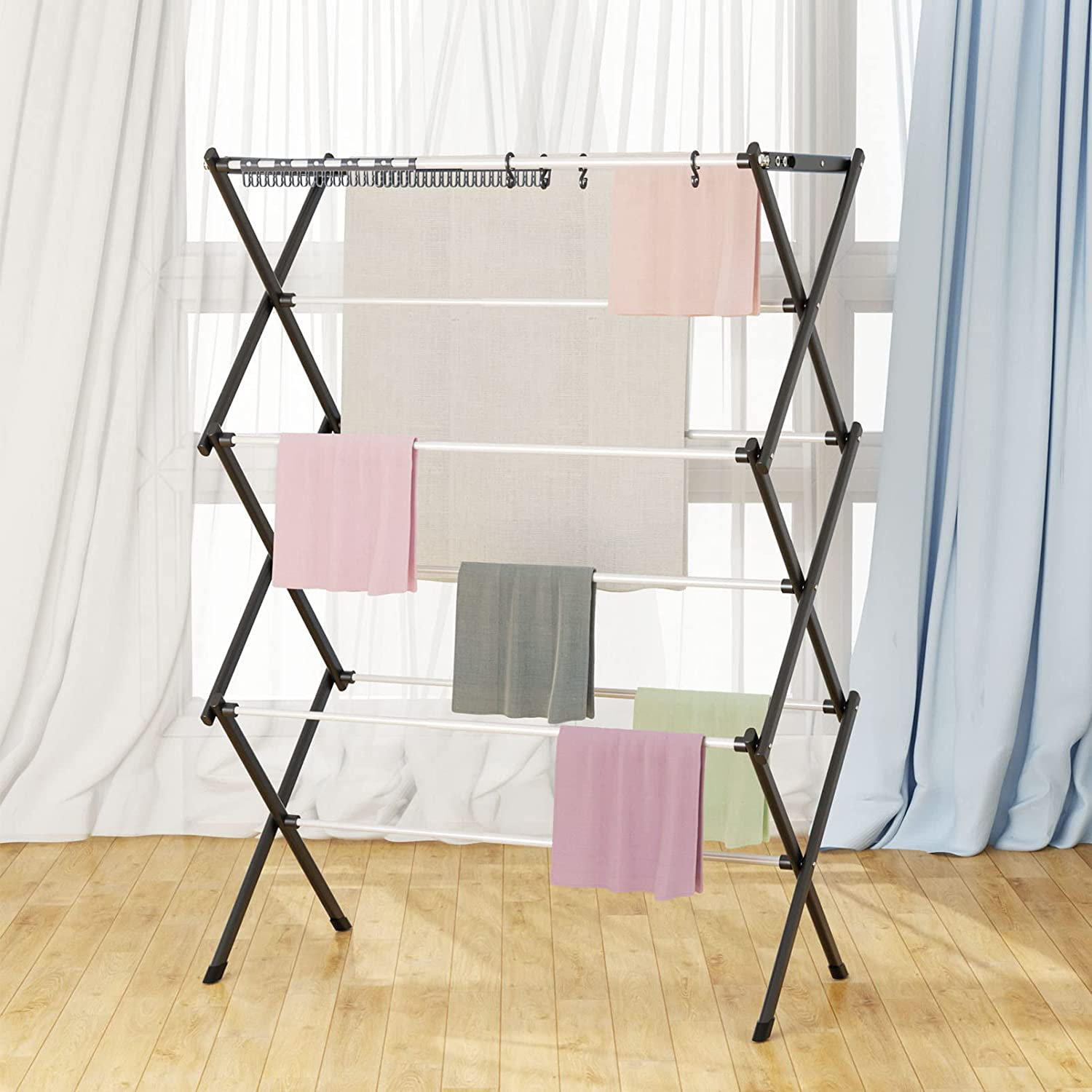 Rebrilliant Folding/FreeStanding Drying Rack Wayfair