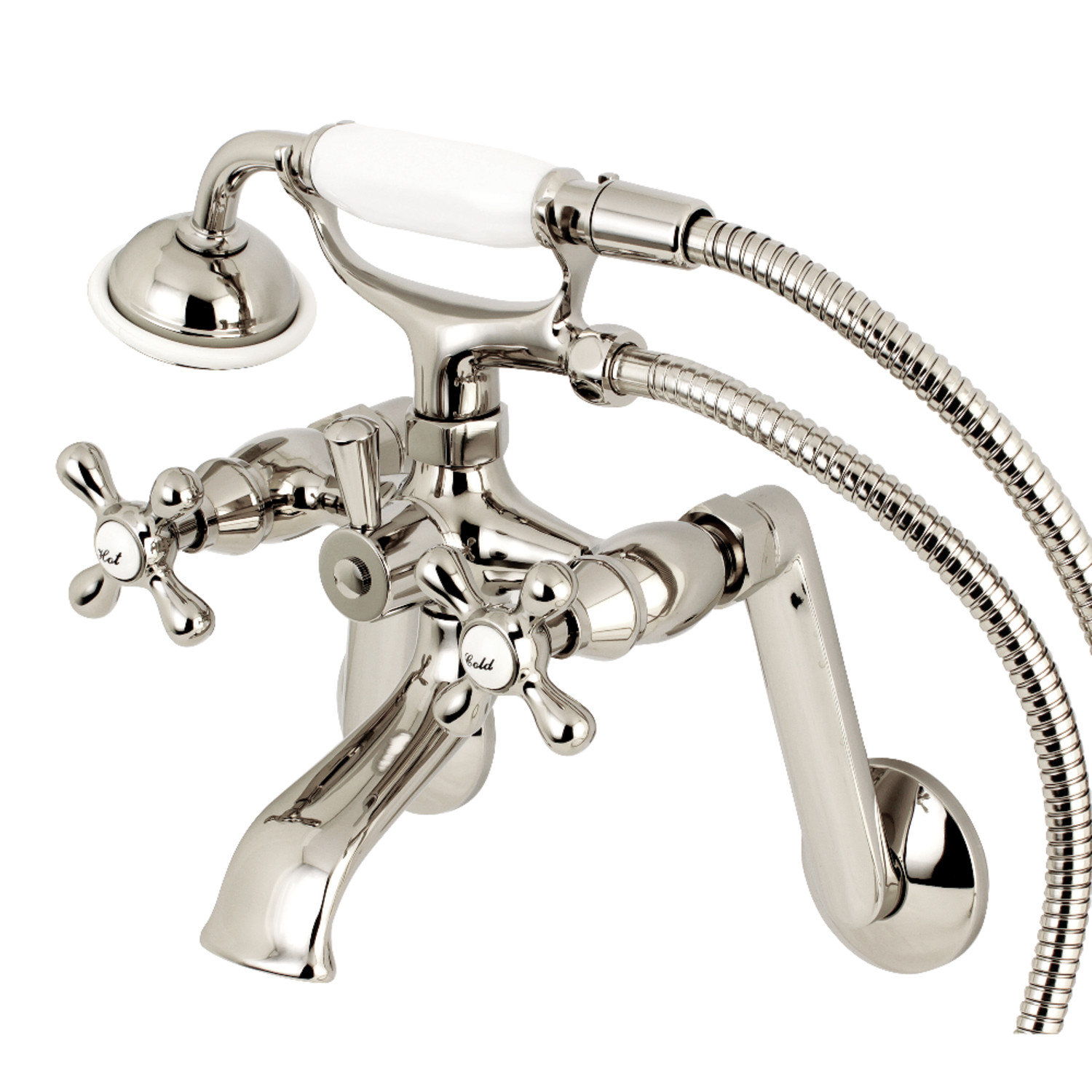 Details about   Gold Brass Wall Mounted Clawfoot Bath Tub Faucet with Hand Shower Spray 