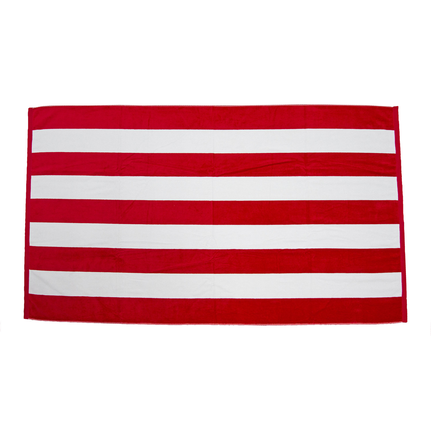 Robesale Cabana Velour Terry Bath Towel Set - 4 Pack, 27"x54", Highly Absorbent, Fuchsia Stripe - View #9