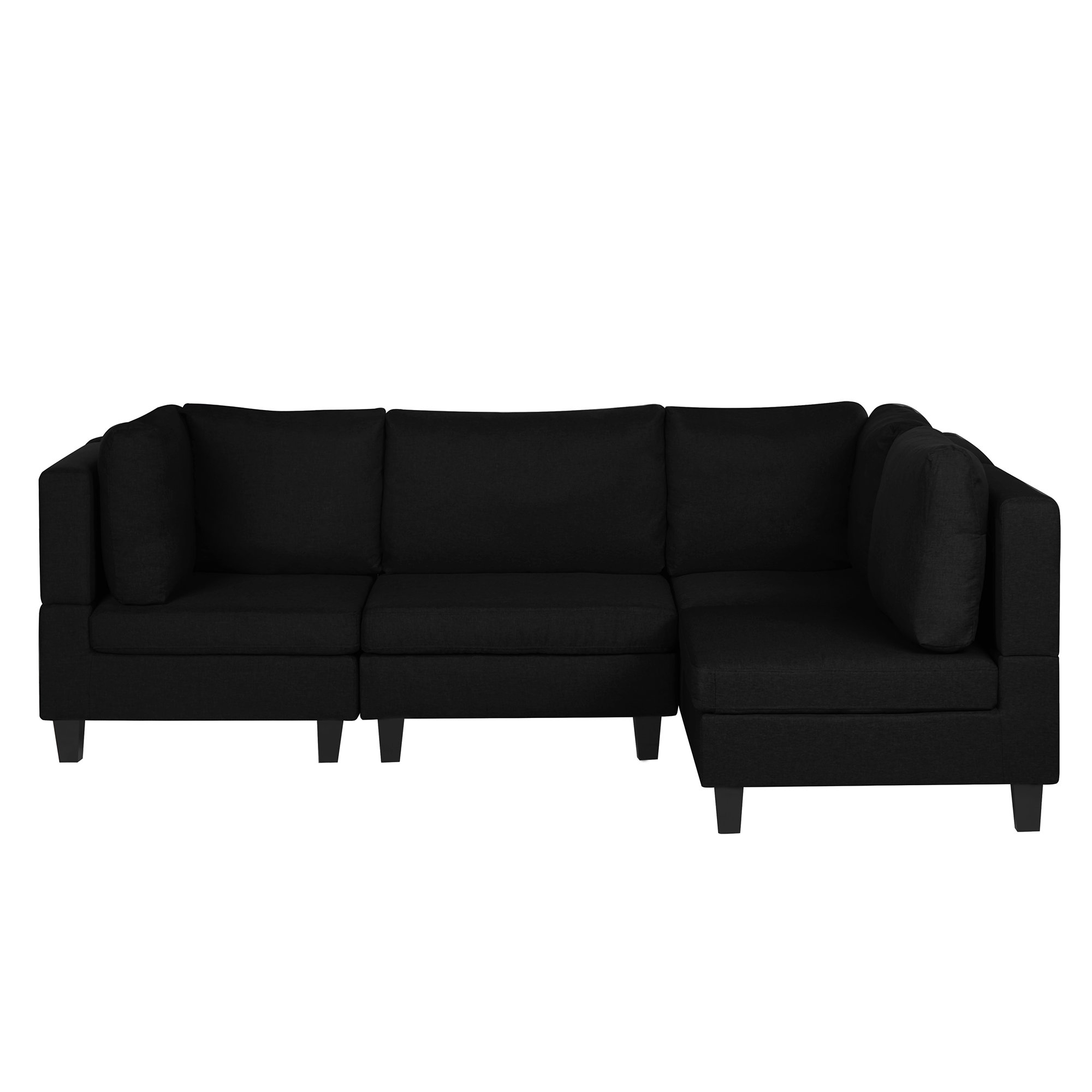 Latitude Run Tayyibah 4 Piece Upholstered Corner Sofa Wayfair.co.uk