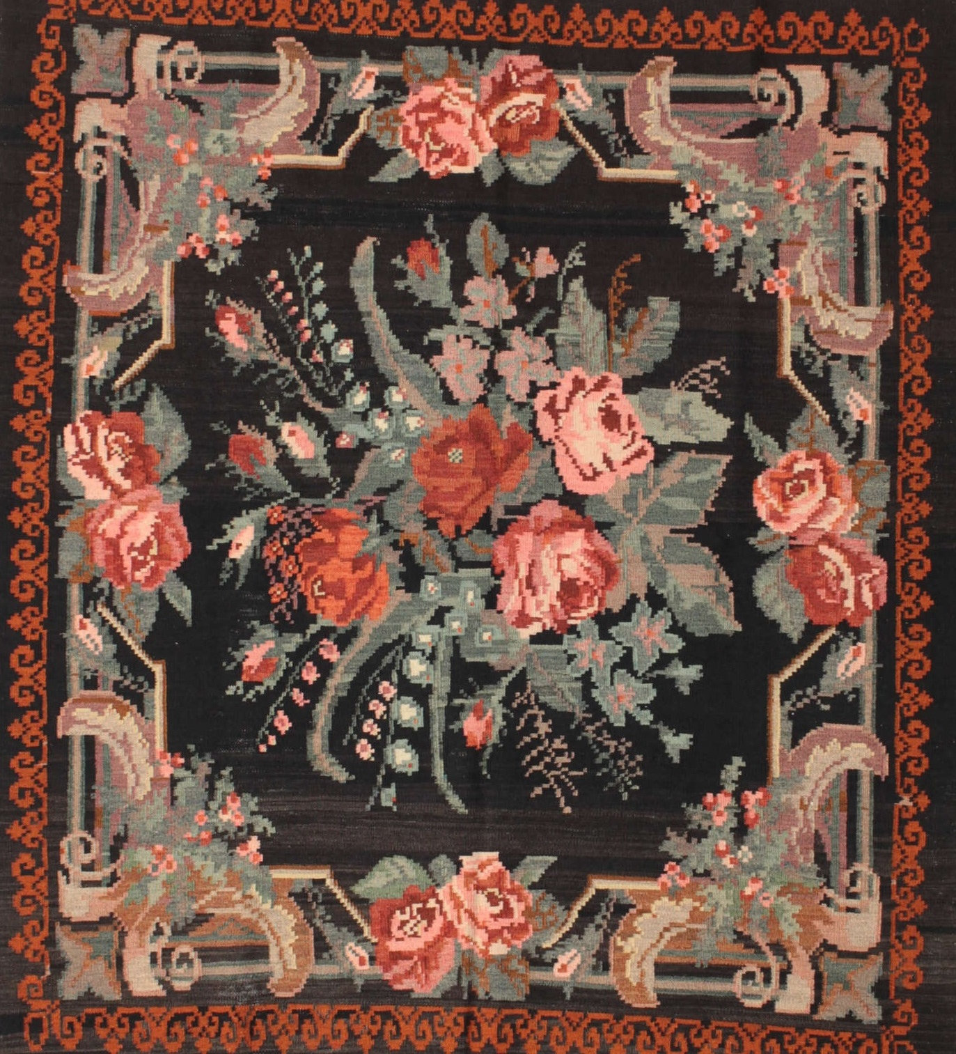 Bloomsbury Market Farmersburg Traditional Red/Pink Area Rug Wayfair