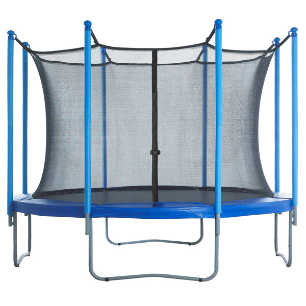 Poles not Included Upper Bounce 12' Trampoline Enclosure Safety Net Fits for 12 FT Round Frames Using 8 Poles or 4 Arches 