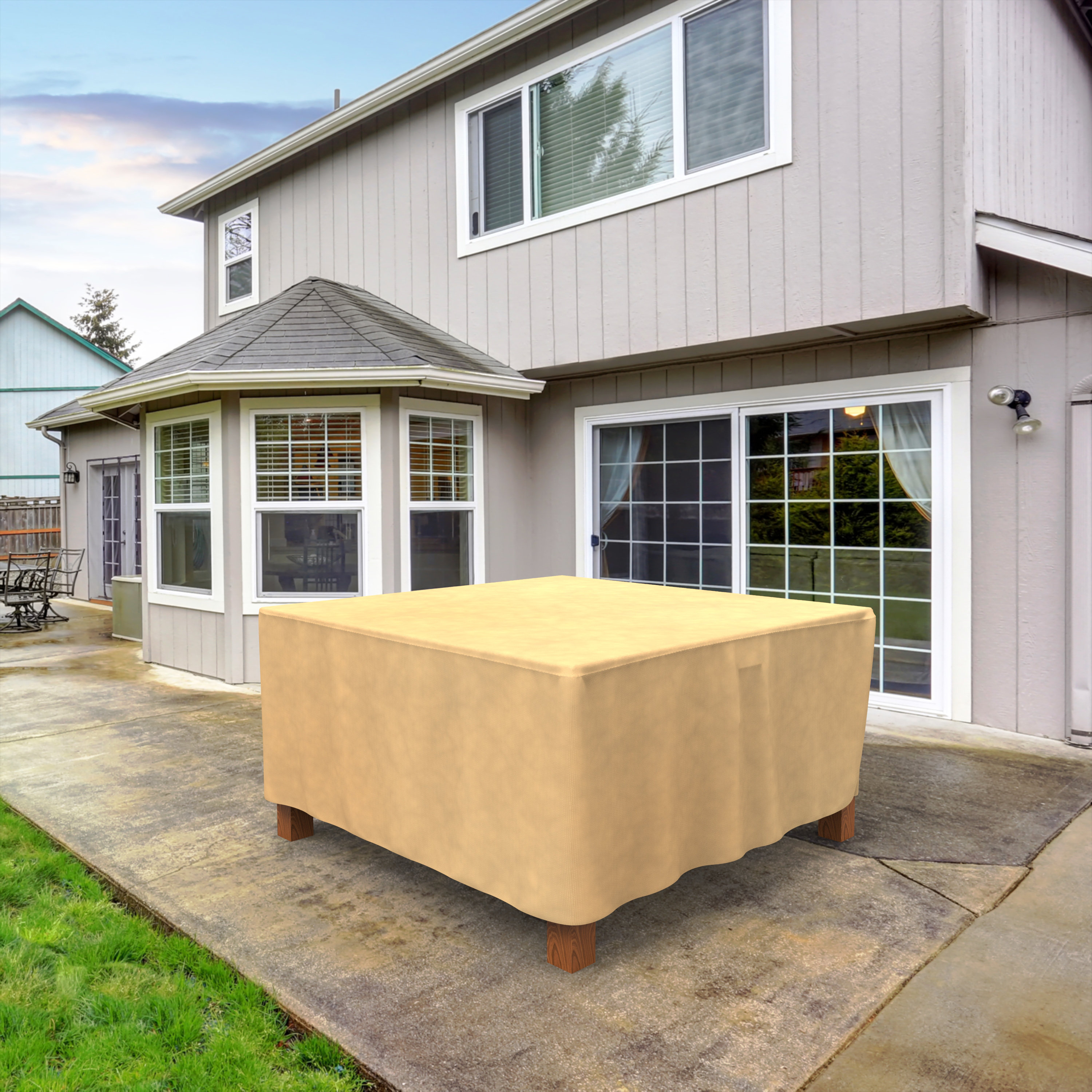 Arlmont & Co. Jared Square Patio Table Cover & Reviews Wayfair