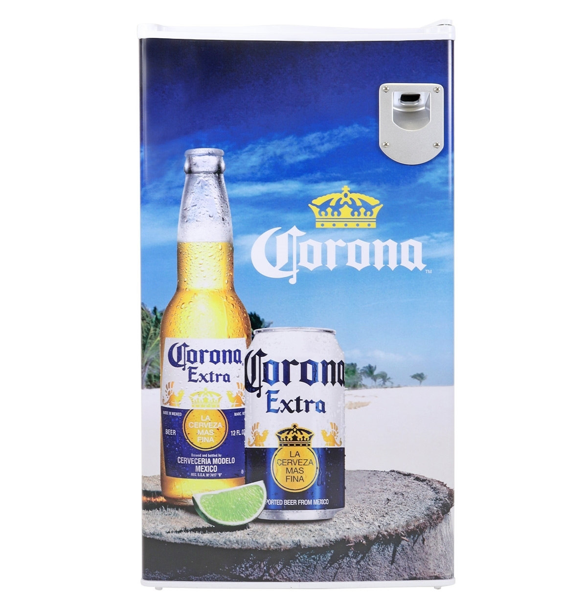 mini fridge beer bottles