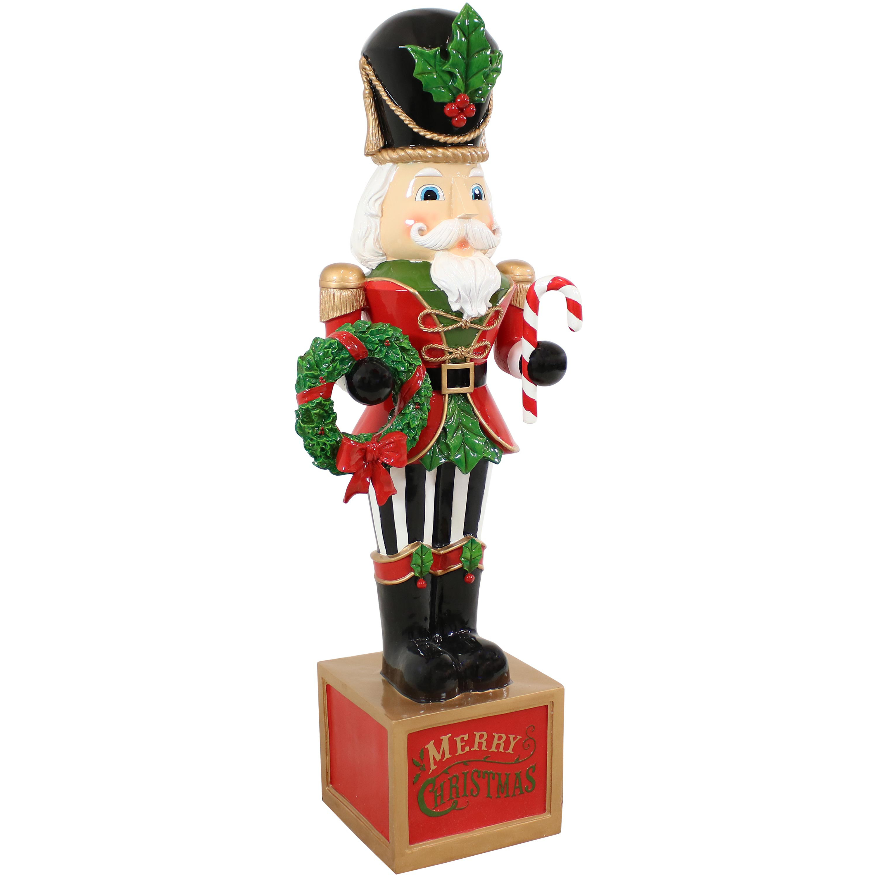 The Holiday Aisle® Christmas Nutcracker Indoor/Outdoor Statue & Reviews