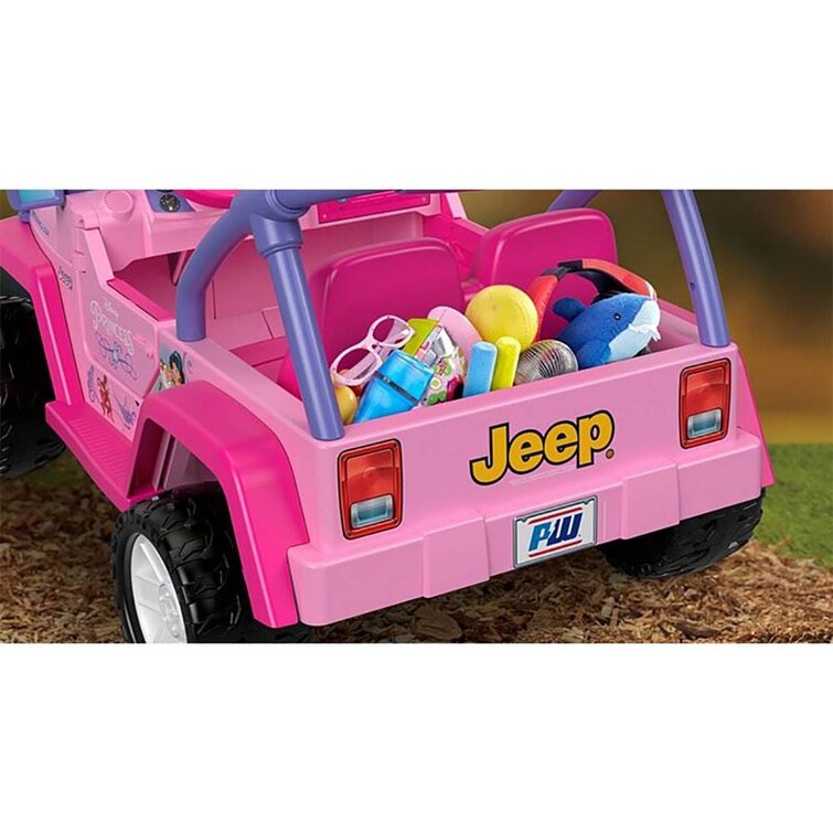  Mattel Power Wheels Niños Disney Princesa Jeep Wrangler