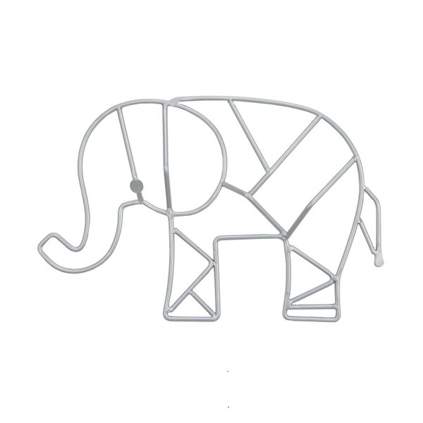 Isabelle & Max™ Atkins Elephant Shaped Wire Nursery 3D Wall Decor & Reviews  | Wayfair