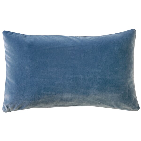 Royal Blue Polyester 22” square cushion cover 
