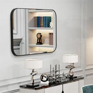 Latitude Run Liedson Rectangle Metal Wall Mirror | Wayfair.co.uk