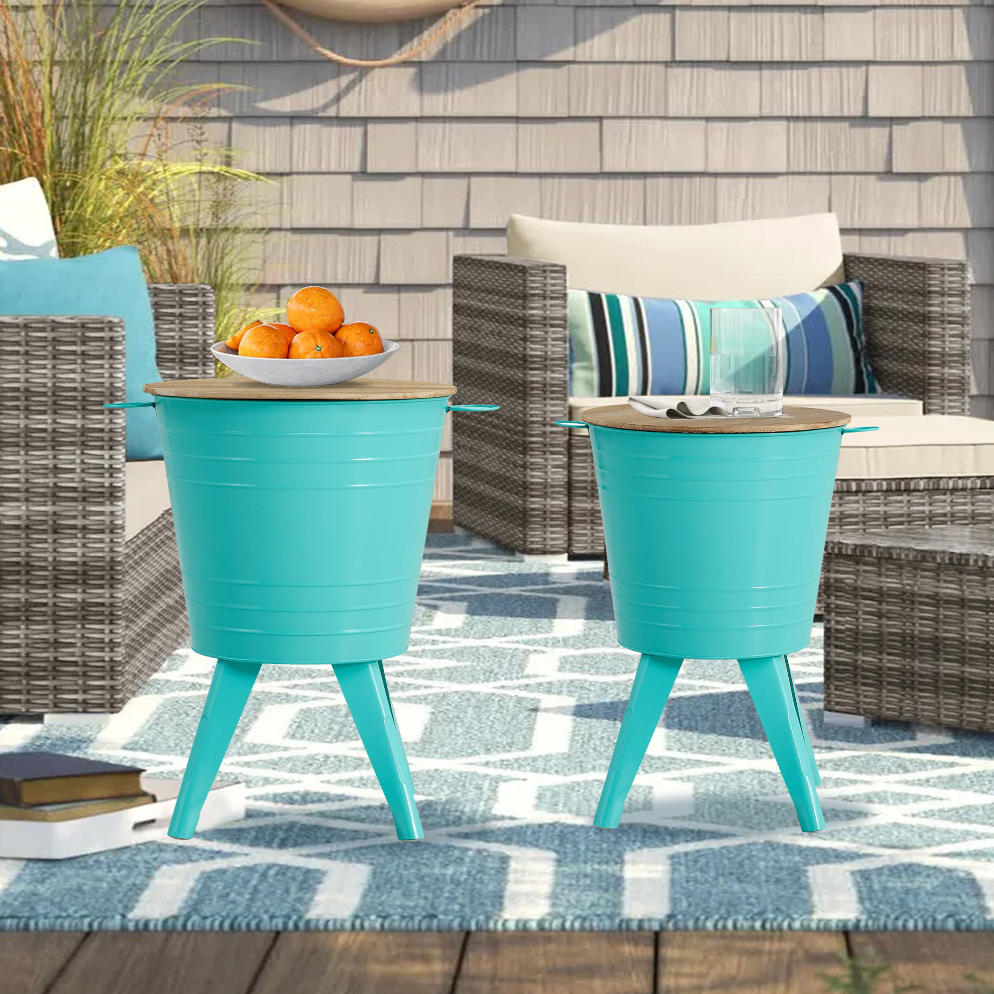 Gracie Oaks Tassia Nesting End Table Wayfair